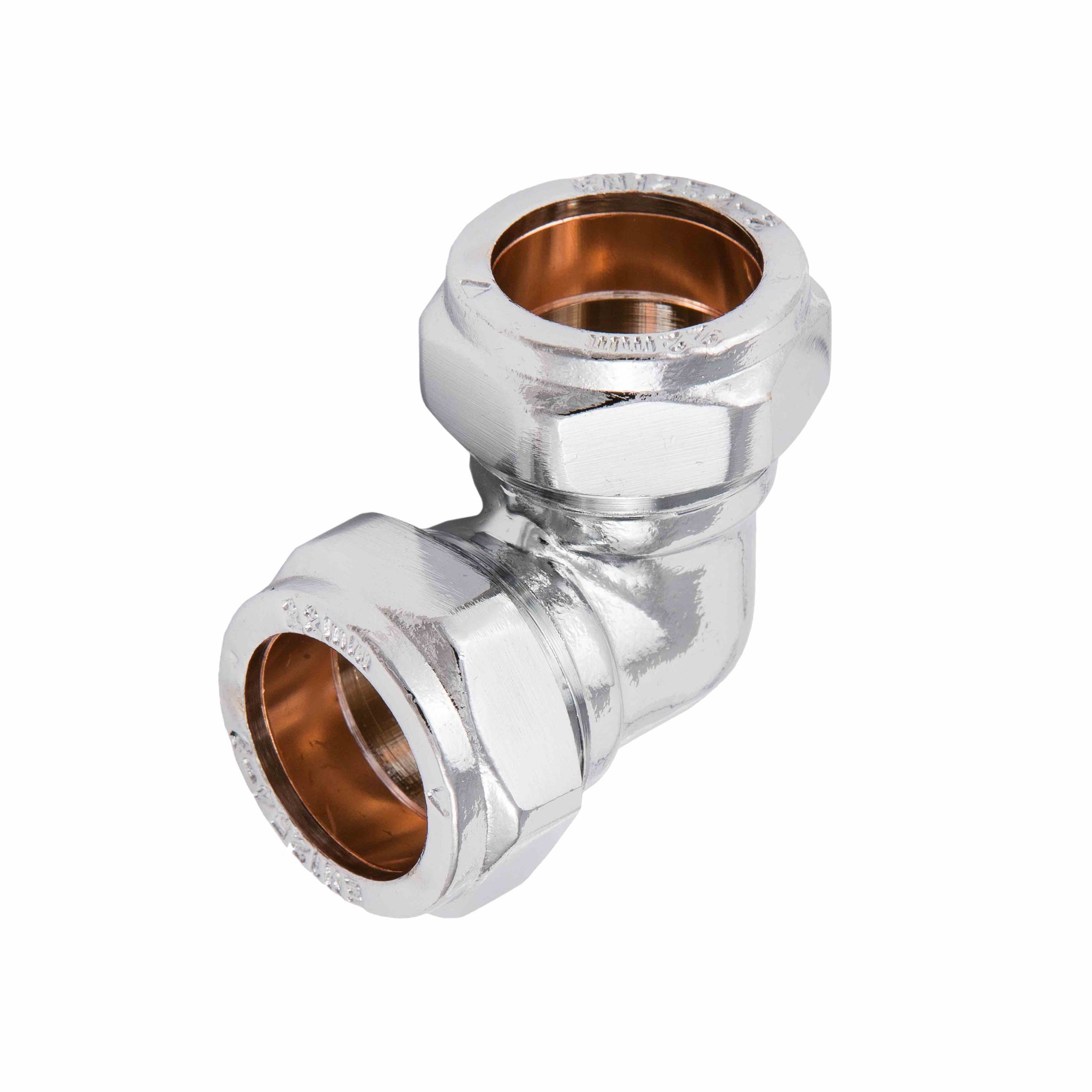 SECURPLUMB SU9653 COMPRESSION ELBOW CHROME 15MM X15MM \\\KD34075