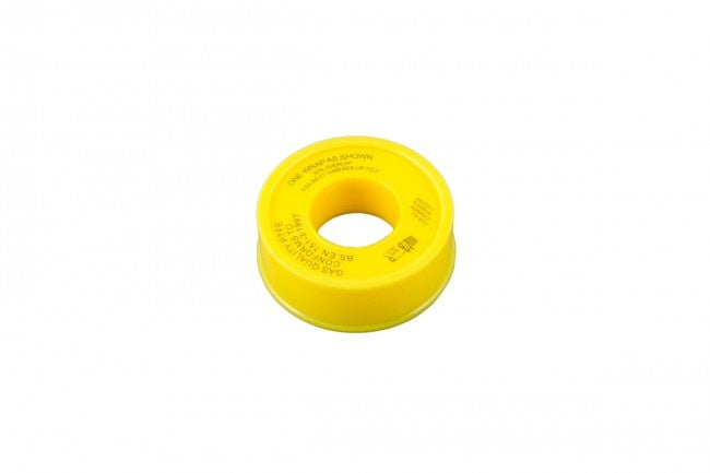 SECURPLUMB SU9661 PTFE TAPE GAS THREAD TAPE 5M X 12MM \\\KD34079