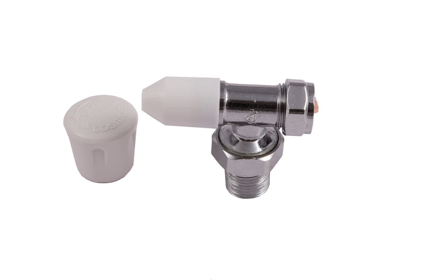 SECURPLUMB SU9706 ANGLED RADIATOR VALVE CP 10MM \\\KD34210