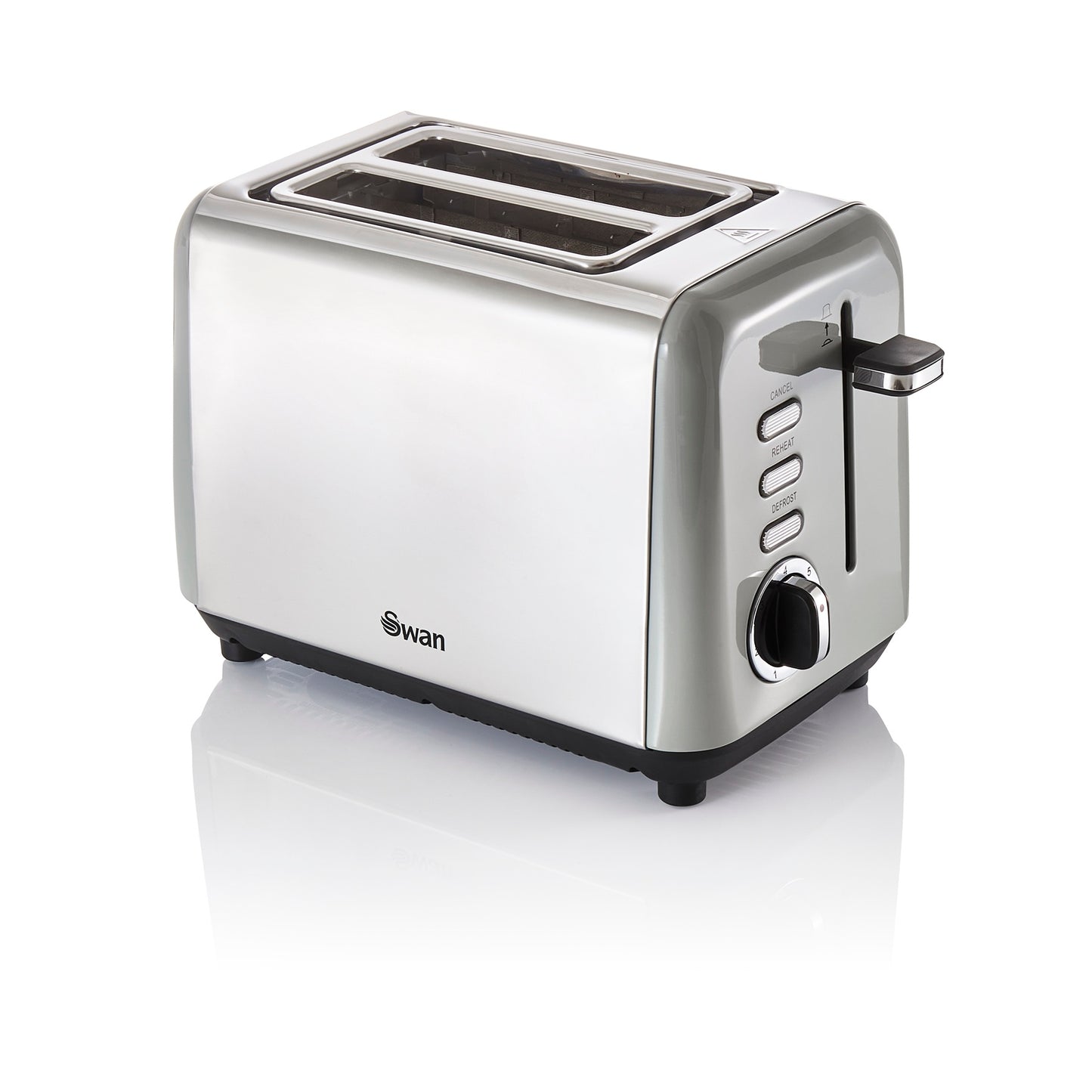 SWAN TOWNHOUSE 2 SLICE TOASTER GREY \\\KD34256
