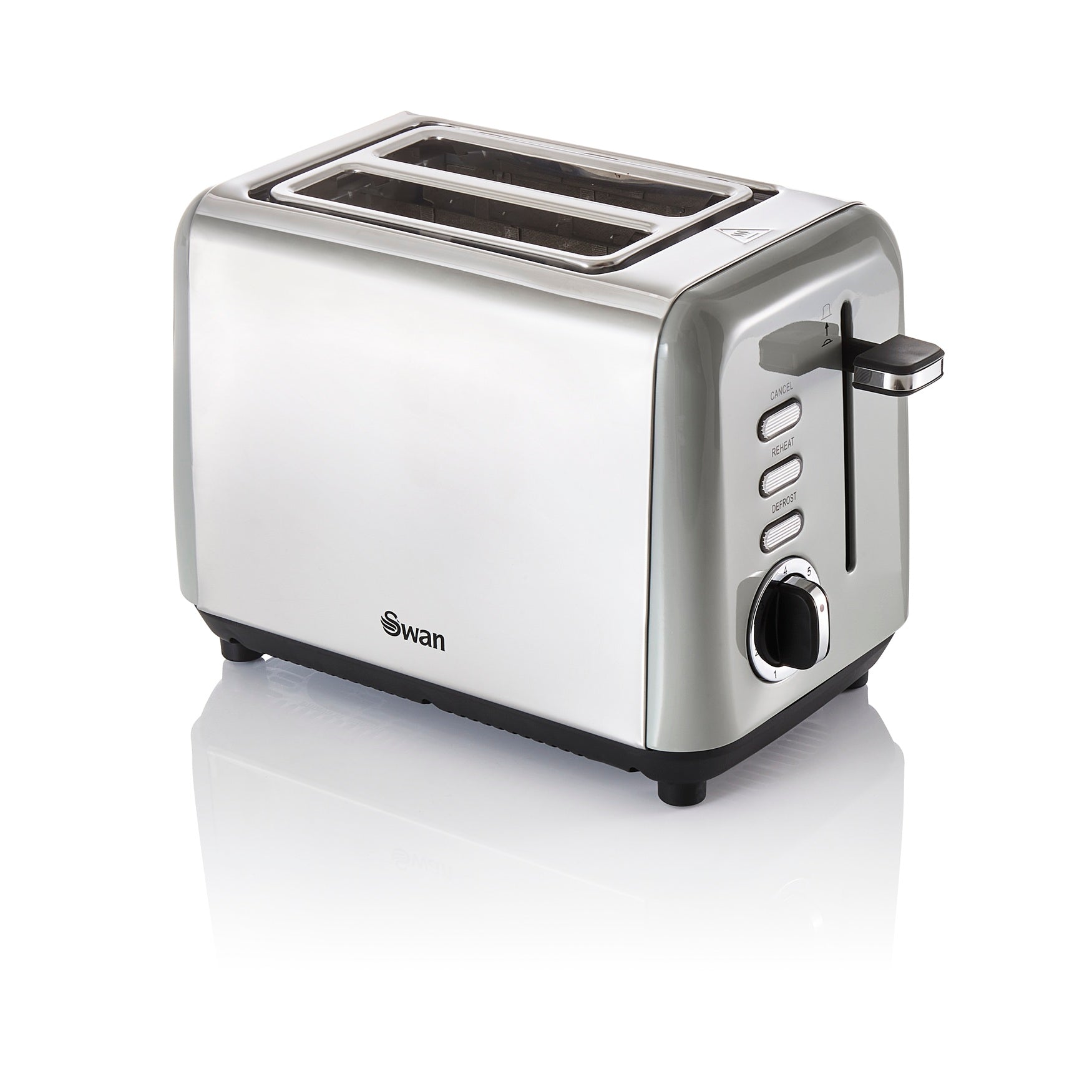 SWAN TOWNHOUSE 2 SLICE TOASTER GREY \\\KD34256