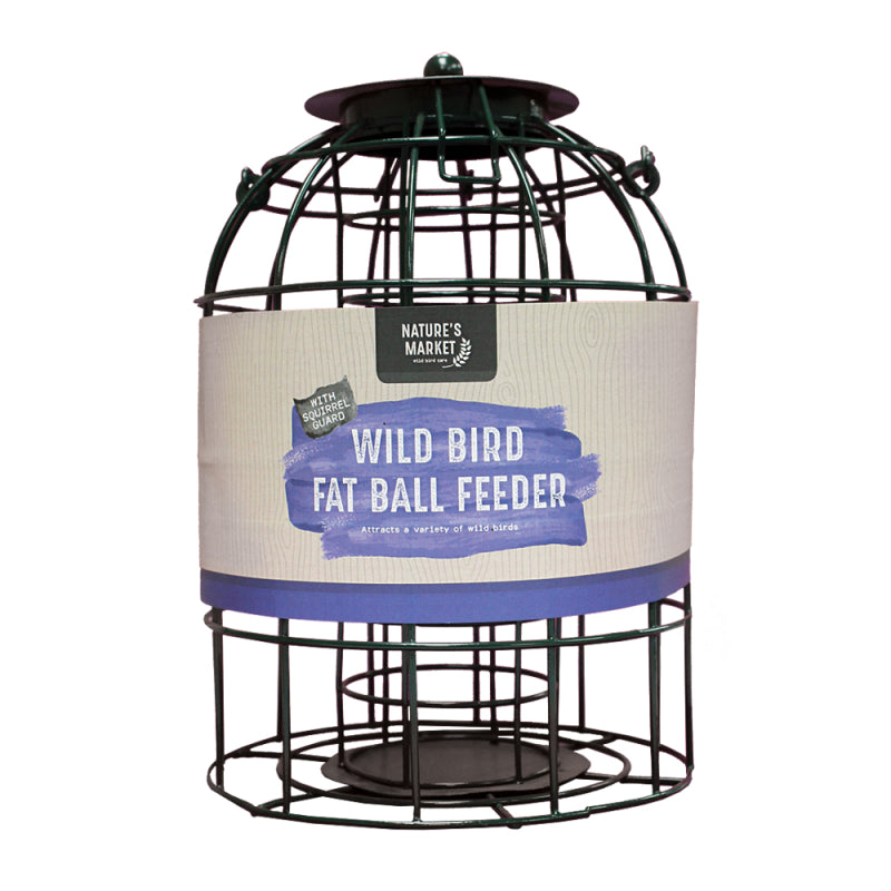 NATURES MARKET SQUIRREL RESISTANT WILD BIRD SUET BALL FEEDER \\\KD34261