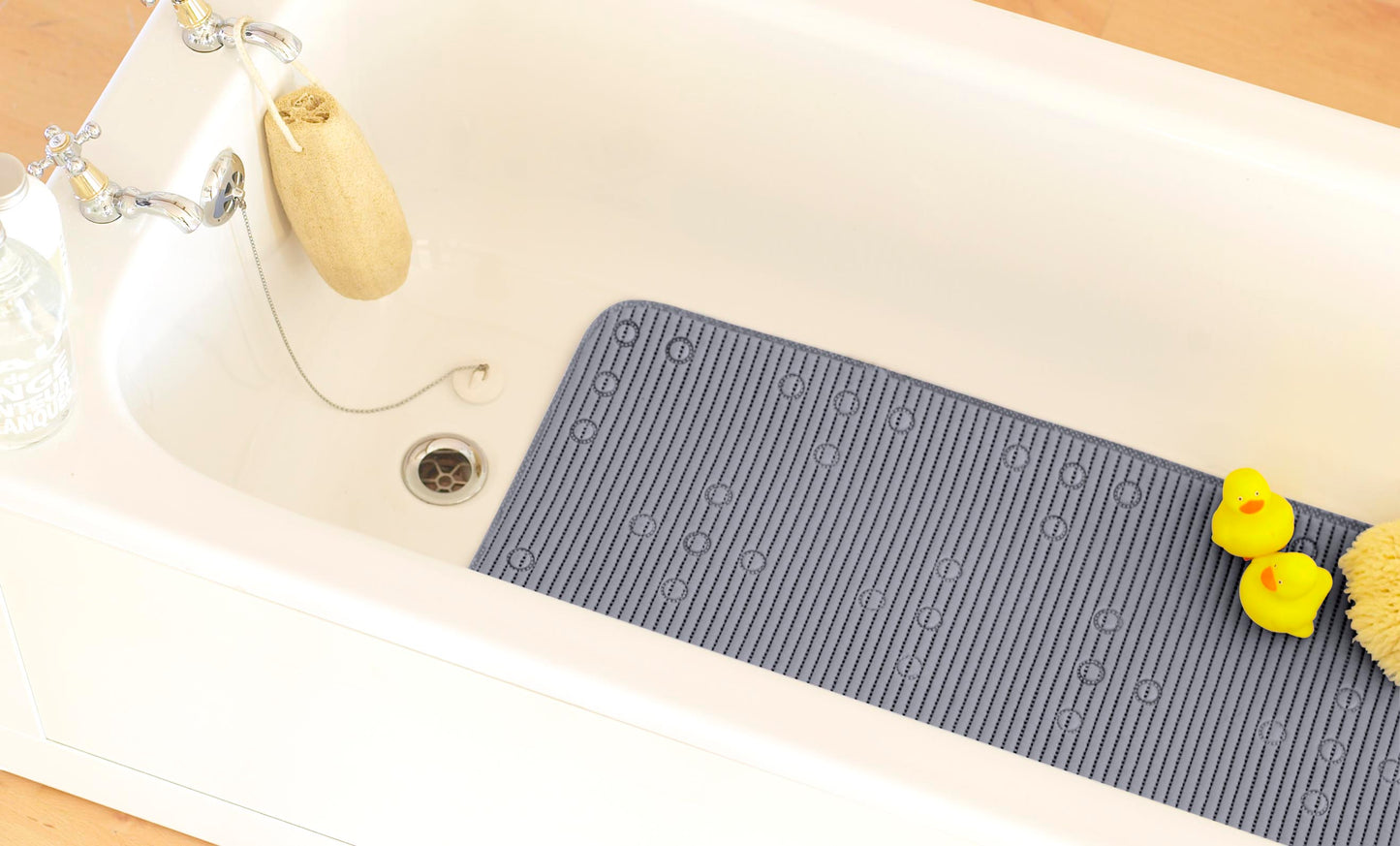 COUNTRY CLUB CUSHIONED EXTRA LONG PVC BATH MAT 43 X 91CM \\\KD34286