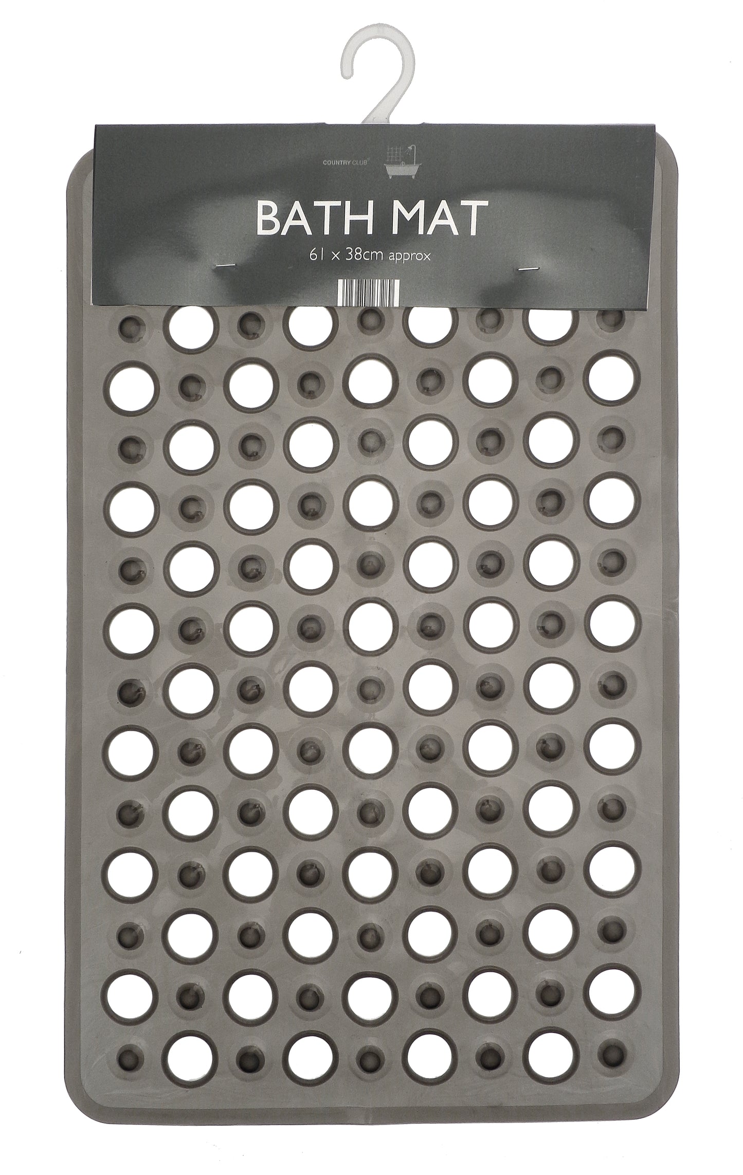 COUNTRY CLUB ASSORTED RETRO PVC BATH MAT 61 X 38CM \\\KD34303