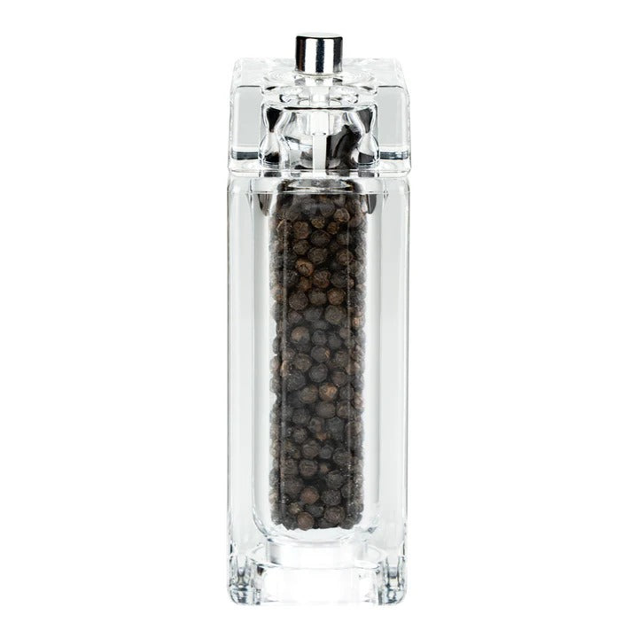G MILL SQUARE BODY ACRYLIC PEPPER MILL 14.5CM \\\KD34325
