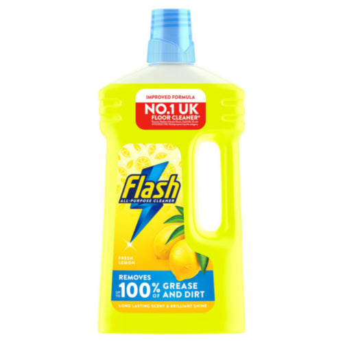 FLASH ALL PURPOSE FRESH LEMON FLOOR CLEANER 1LTR. C009927 \\\KD34343