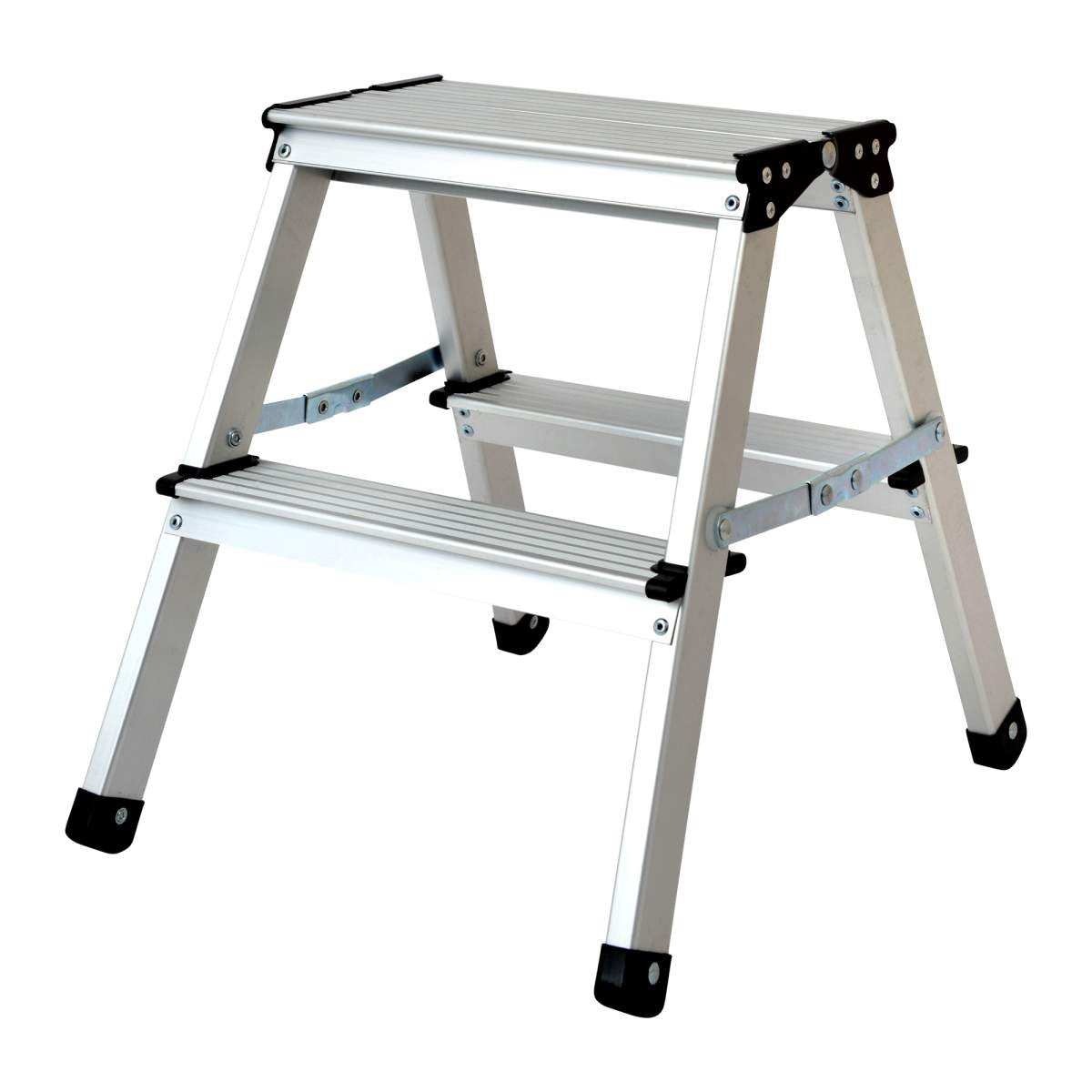 LADDER PRO ALUMINUM 2 STEP FLODABLE STOOL \\\KD34403