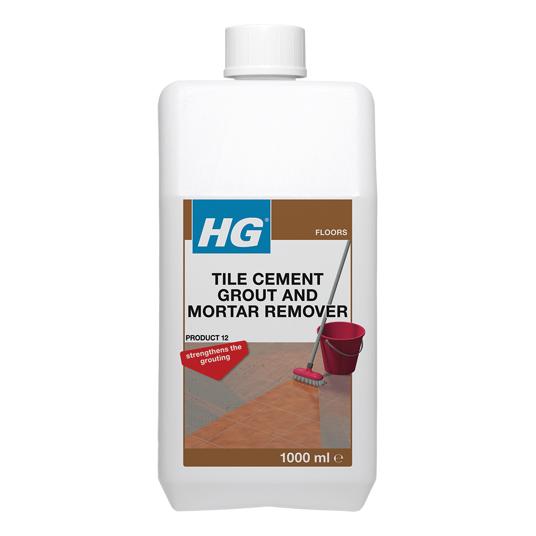 HG TILE CEMENT GROUT AND MORTAR REMOVER 1LTR \\\KD34412