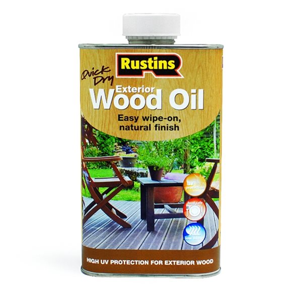 RUSTINS QUICK DRY EXTERIOR WOOD OIL 500ML \\\KD34456