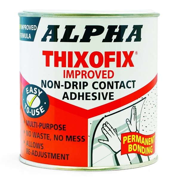 ALPHA THIXOFIX NON DRIP CONTACT ADHESIVE 250ML \\\KD34459