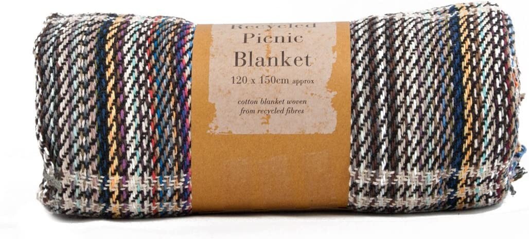 COUNTRY CLUB RECYCLED COTTON PICNIC BLANKET 120 X 150CM. OUT148972 \\\KD34526