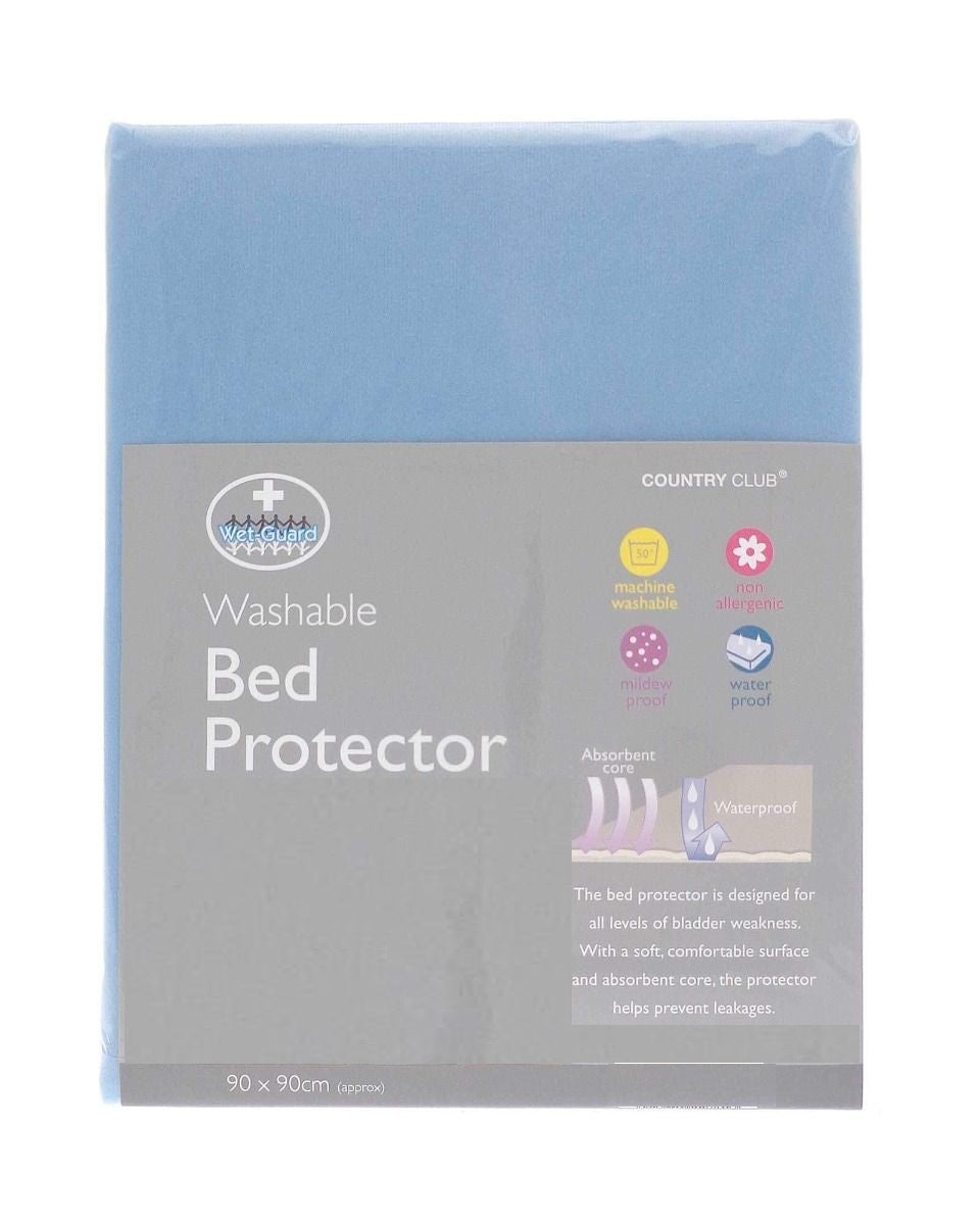 COUNTRY CLUB WASHABLE BED PROTECTOR 90 X 90CM. MPS227820 \\\KD34527