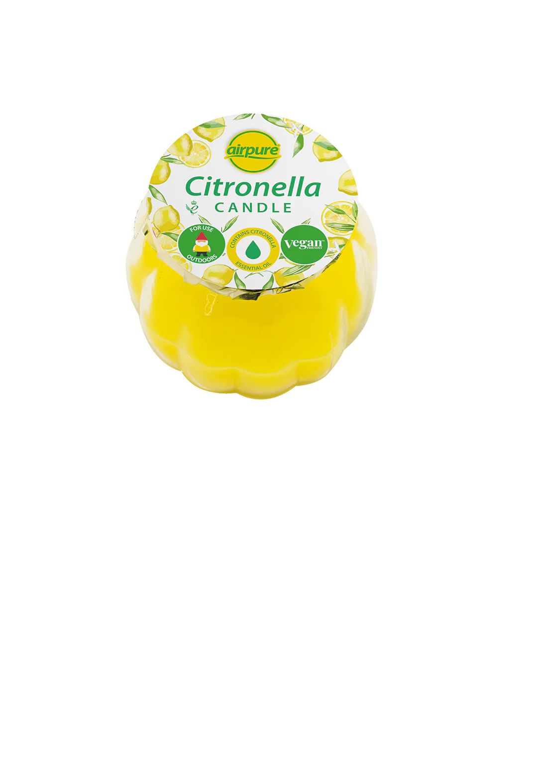 AIRPURE CITRONELLA GLASS JAR CANDLE 95G. CITC697 \\\KD34558