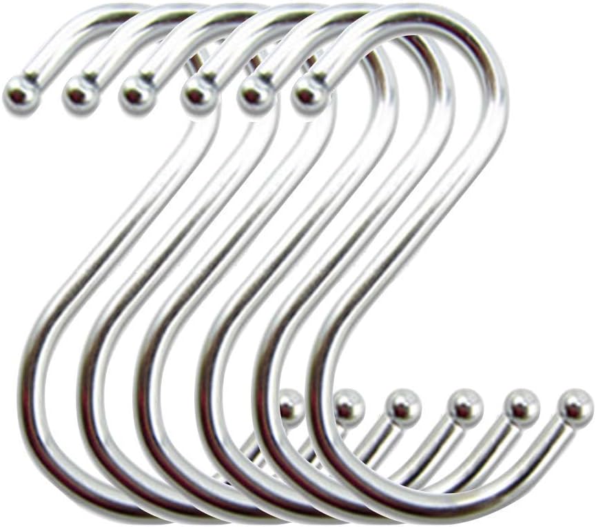 STAINLESS STEEL 5 PCS S TYPE HOOK. TS62530 \\\KD34561