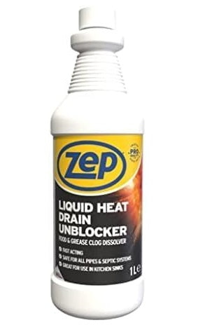ZEP LIQUID HEAT DRAIN UNBLOCKER 1LTR. ZEP7543 \\\KD34566