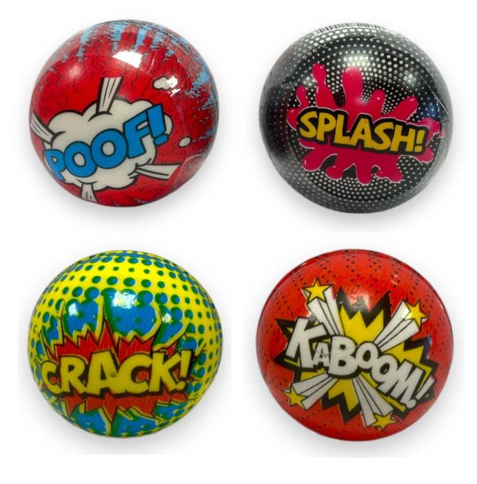 ASSORTED PU ACTION SQUEEZE BALL 10CM. HU1440 \\\KD34574