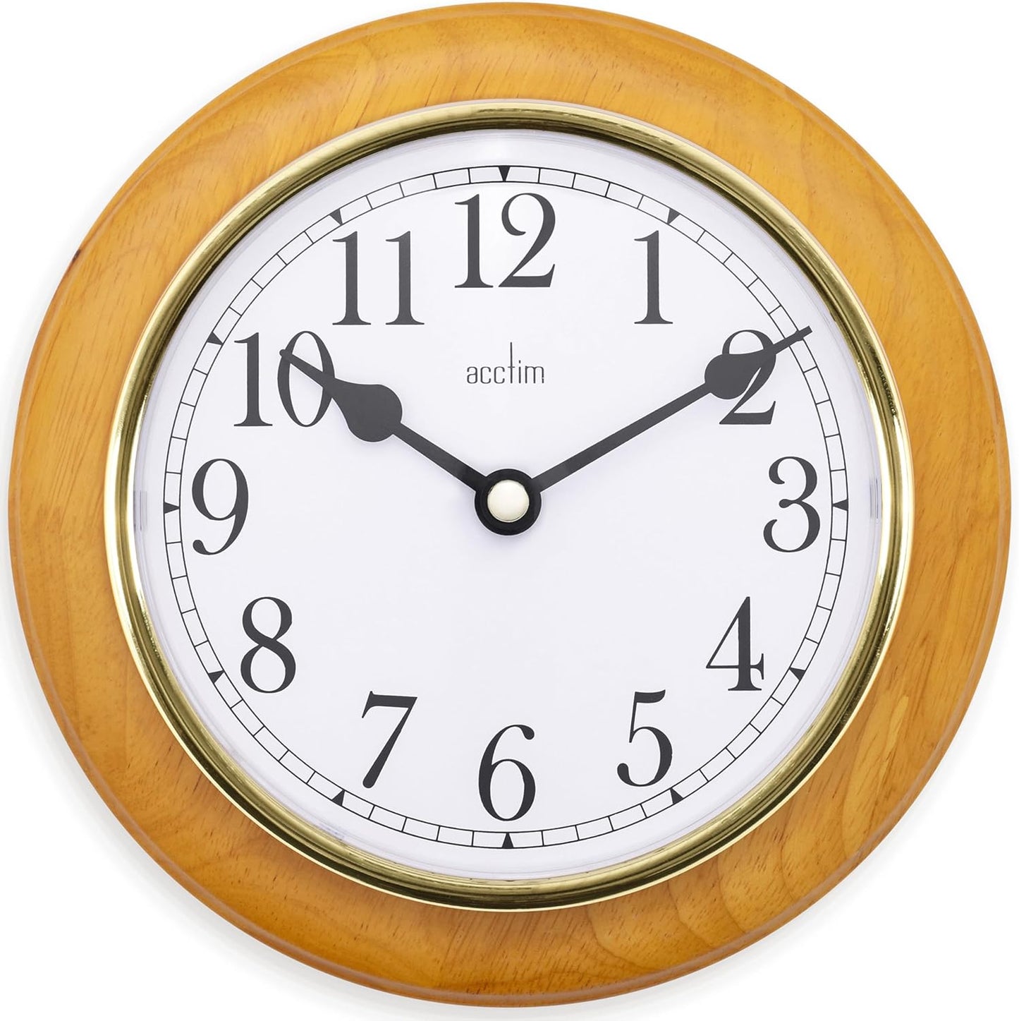 ACCTIM MAINE WALL CLOCK 20CM -CHERRY. AC24170 \\\KD34628