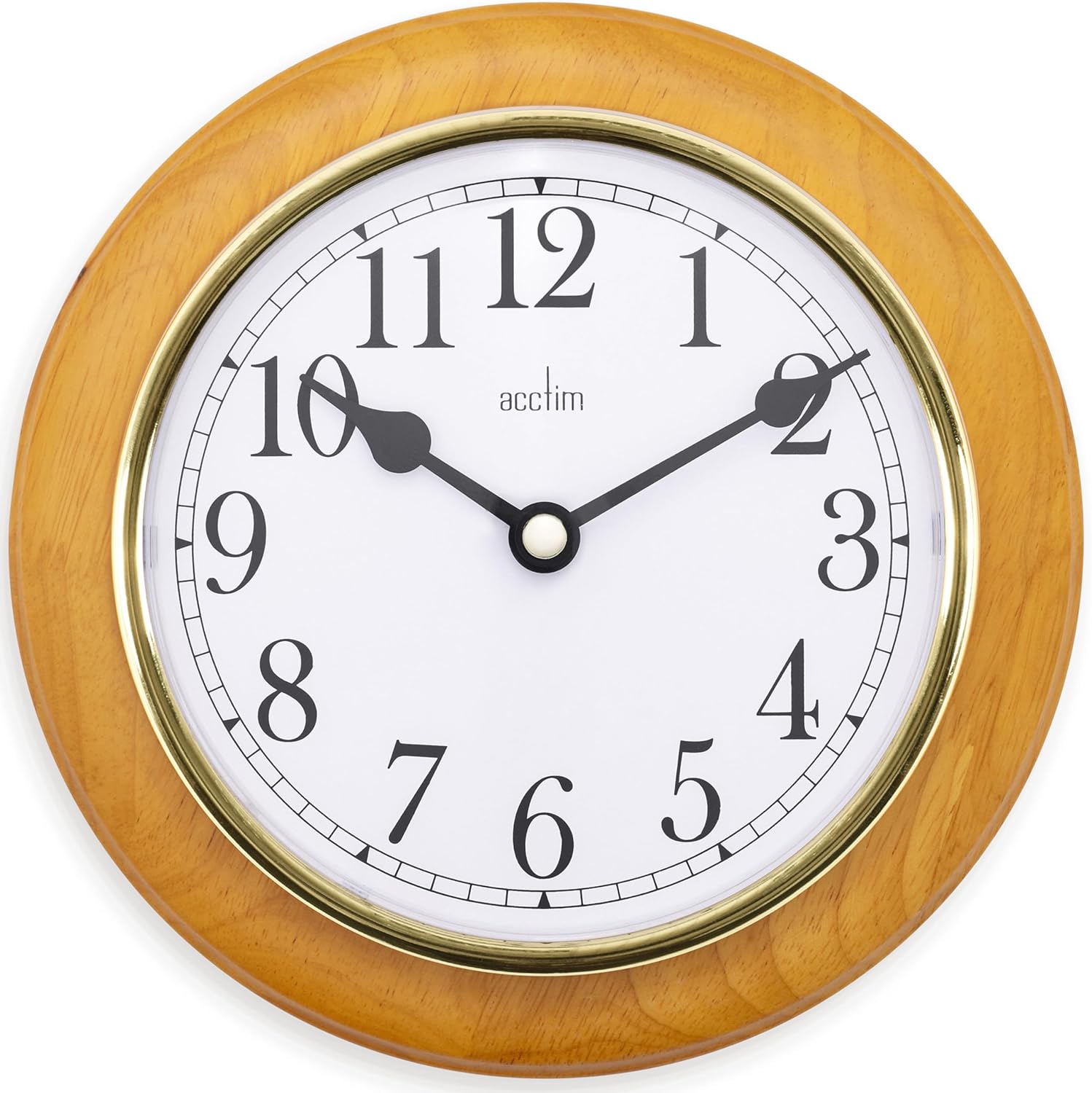 ACCTIM MAINE WALL CLOCK 20CM -CHERRY. AC24170 \\\KD34628