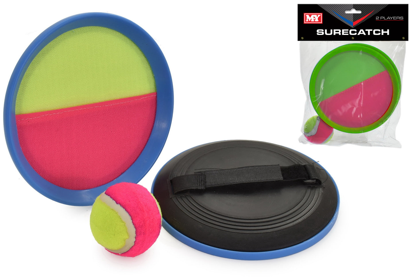 M.Y SURECATCH GAME WITH BAT AND BALL. TY2470 \\\KD34629