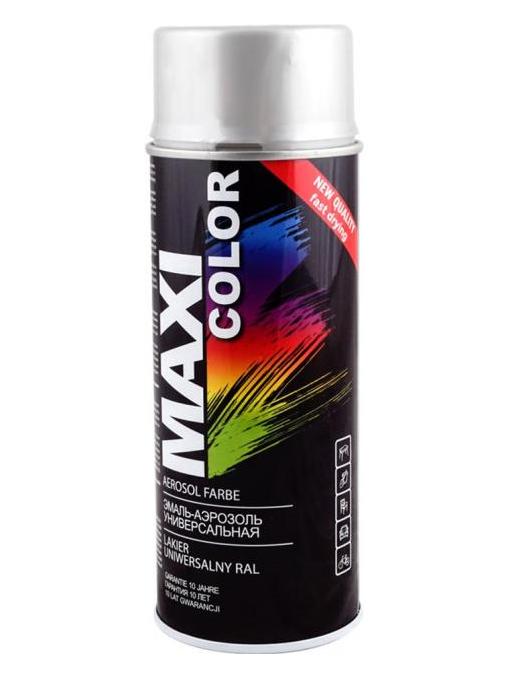 MAXI COLOR MULTI SURFACE GLOSSY WHITE ALUMINIUM SPRAY 400ML. MX90006 \\\KD34641