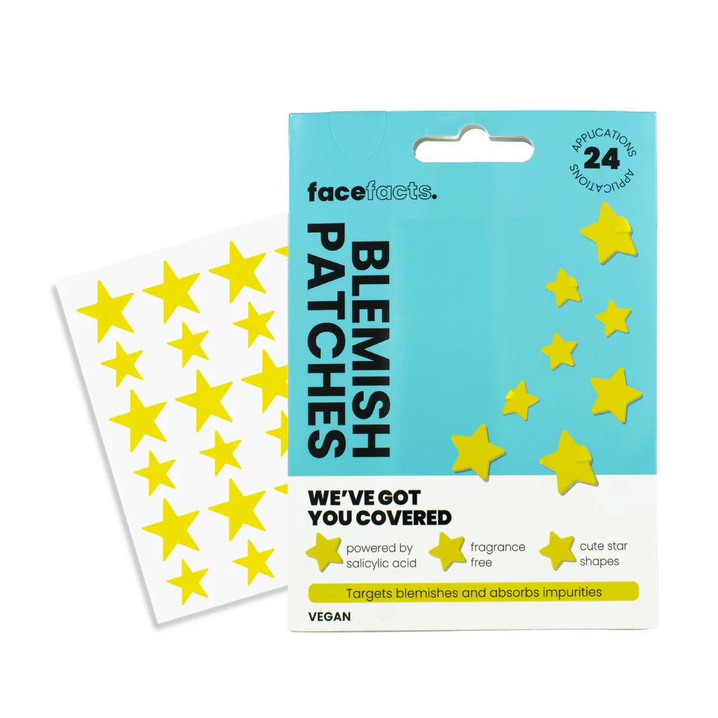 FACE FACTS BLEMISH PATCHES HEARTS & STARS DESIGN. 37817-150B \\\KD34659