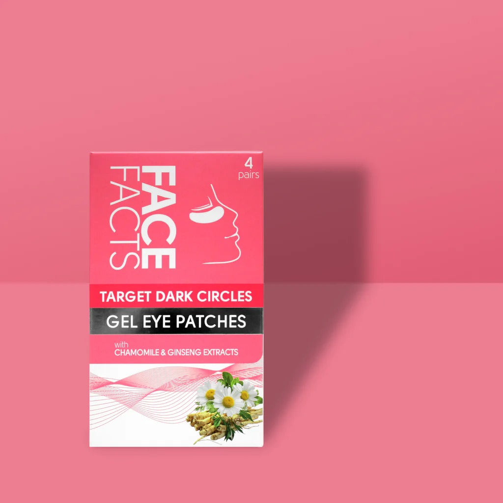 FACE FACTS TARGET DARK CIRCLES EYE GEL PATCHES - CHAMOMILE & GINSENG. 82169-150 \\\KD34660