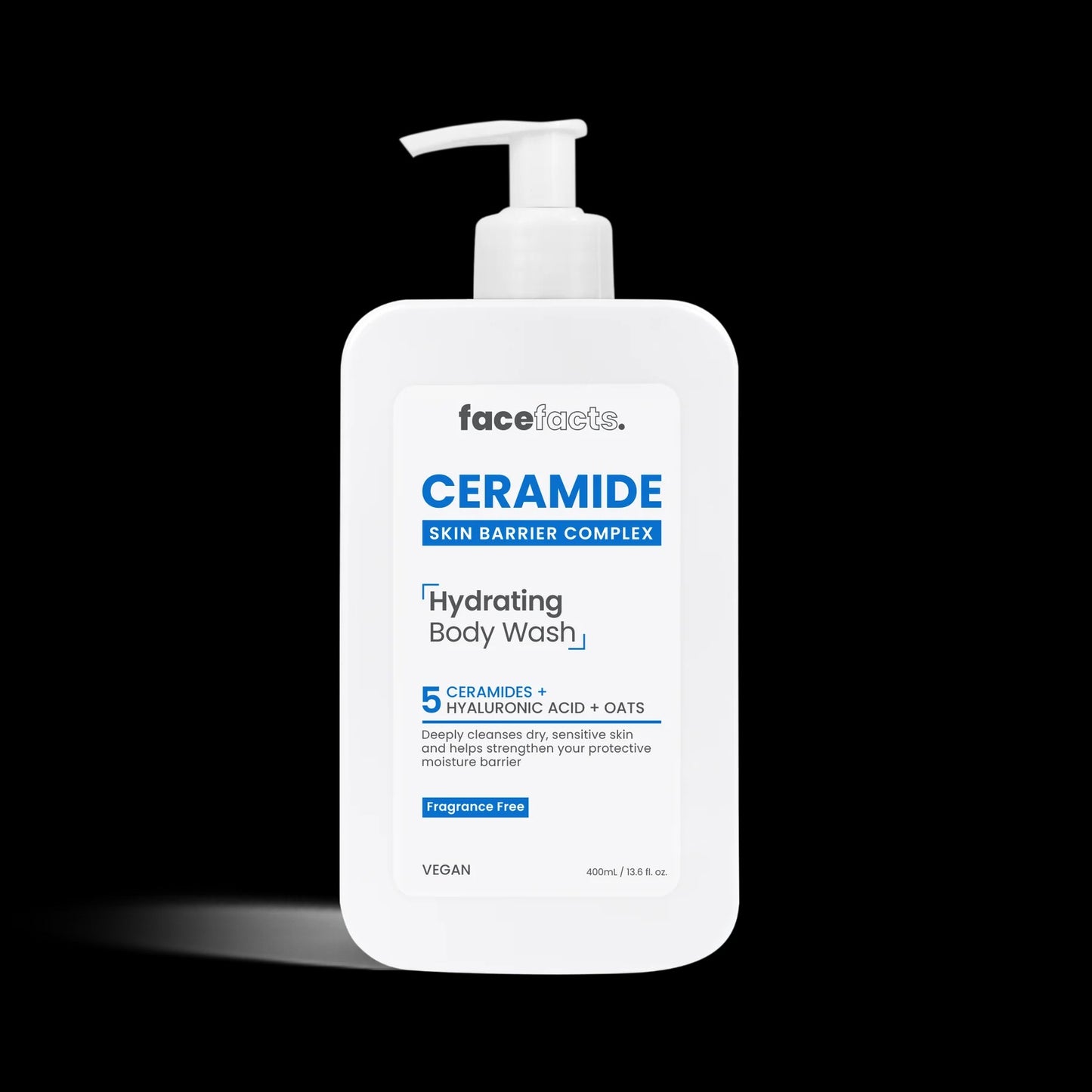 FACE FACTS CERAMIDE MOISTURISING BODY WASH 400ML. 35844-150 \\\KD34664