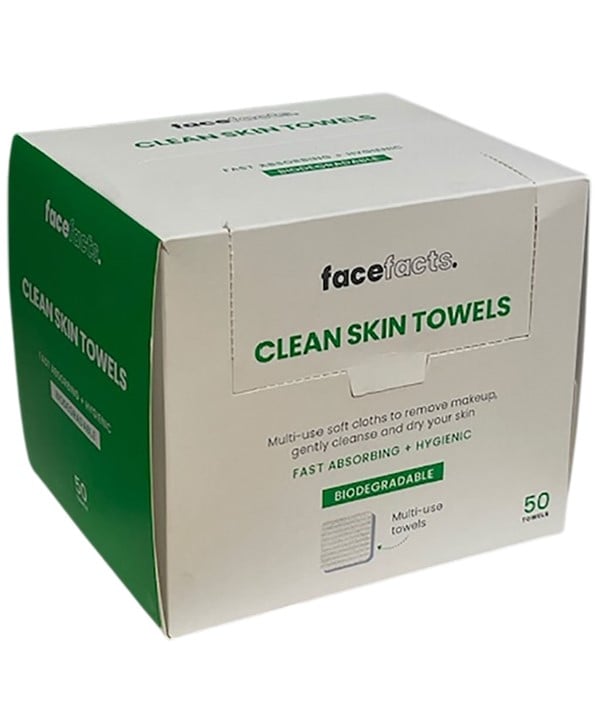 FACE FACTS CERAMIDE CLEAN SKIN TOWELS 50 TOWELS. 72917-150 \\\KD34666