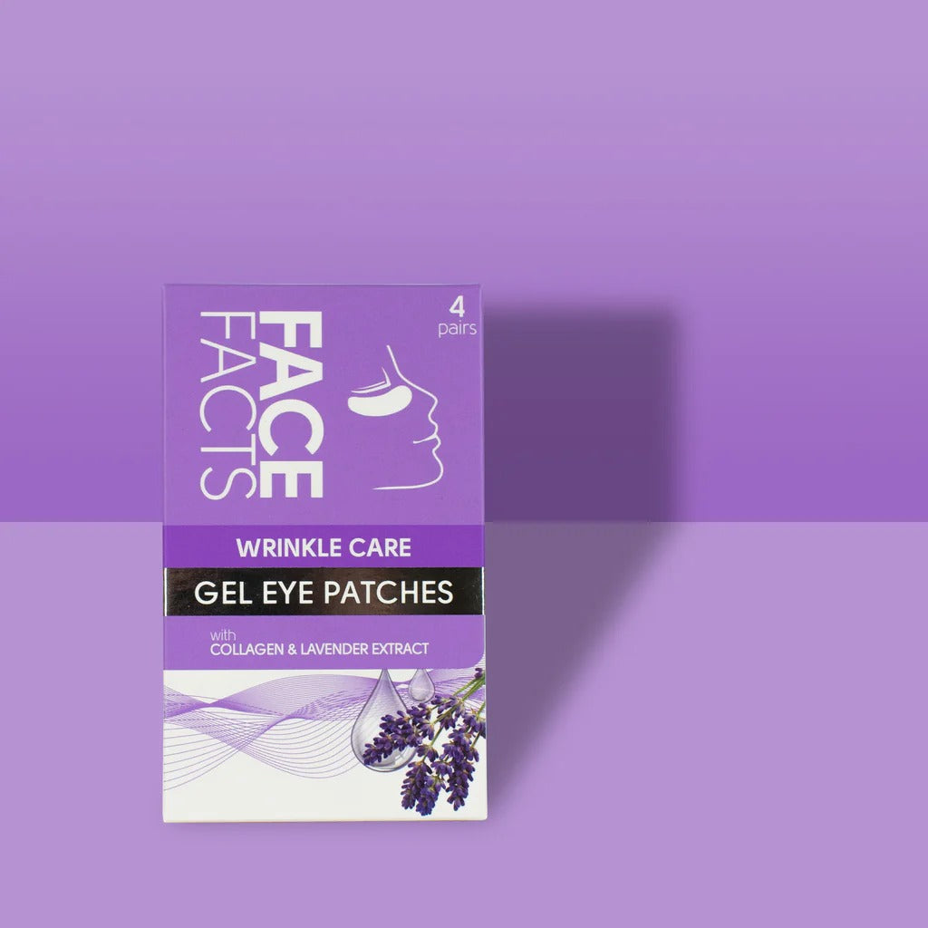 FACE FACTS WRINKLE CARE GEL EYE PATCHES - COLLAGEN & LAVENDER. 82190-150 \\\KD34672