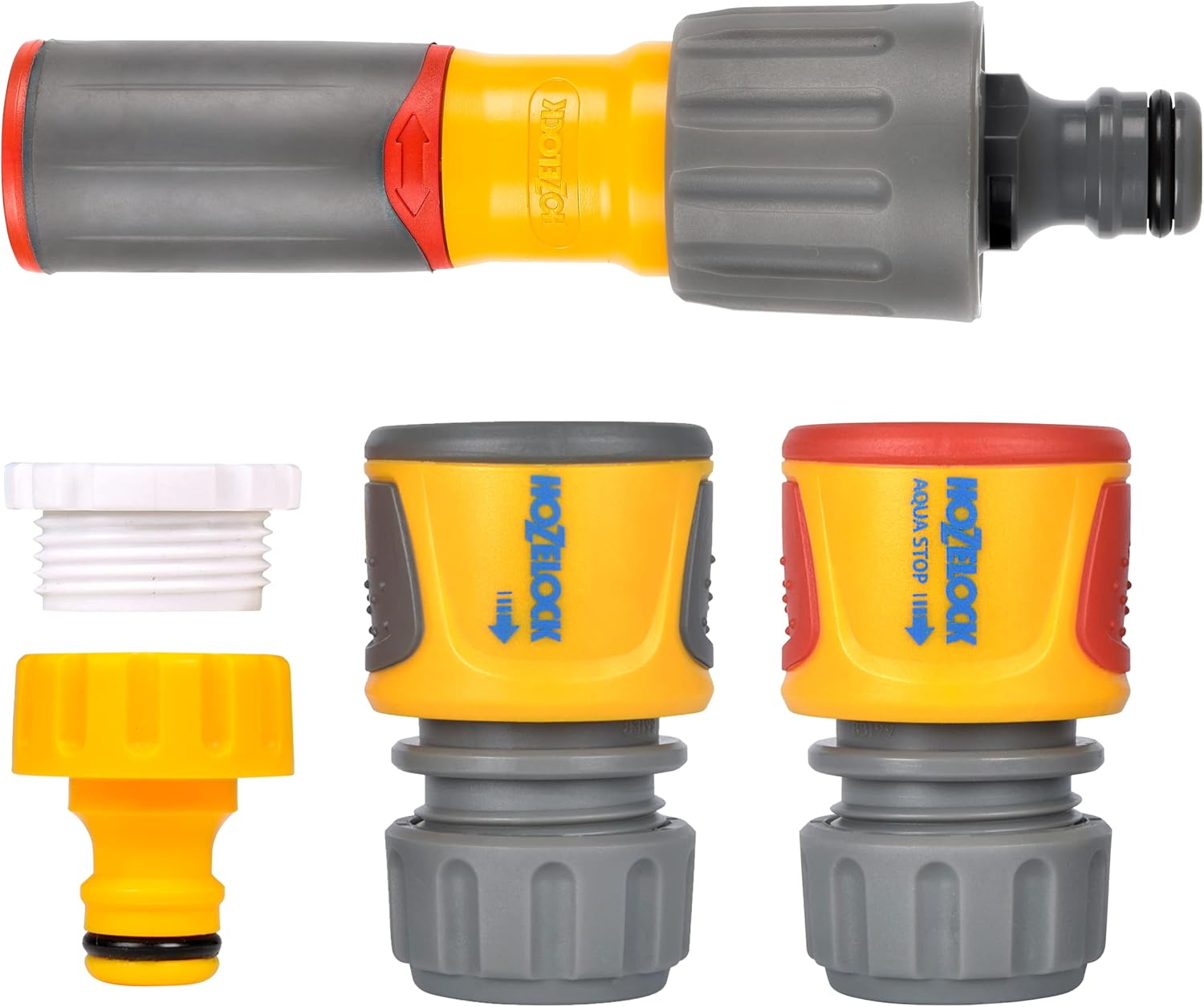 HOZELOCK 100-100-238 3 IN 1 NOZZLE PLUS & FITTINGS STARTER SET. 100-100-238 \\\KD34674