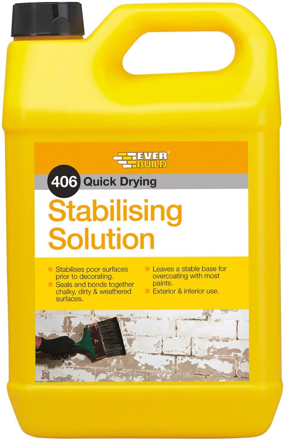 EVERBUILD 406 QUICK DRYING STABILISING SOLUTION 5LTR. 483195 \\\KD34691