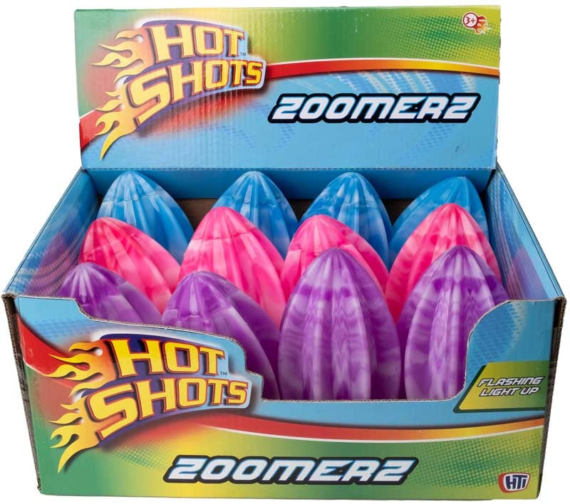 HOT SHOT ASSORTED LIGHT UP ZOOMERS. 1376779 \\\KD34755