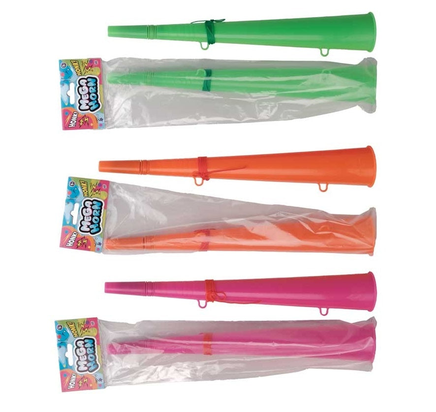 ASSORTED COLOUR MEGA HORN. 1351075 \\\KD34765