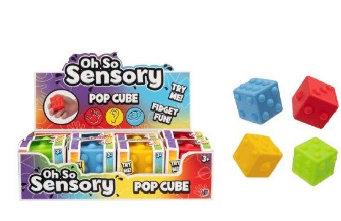 HTI OH SO SENSORY POP CUBE. 1376678 \\\KD34768