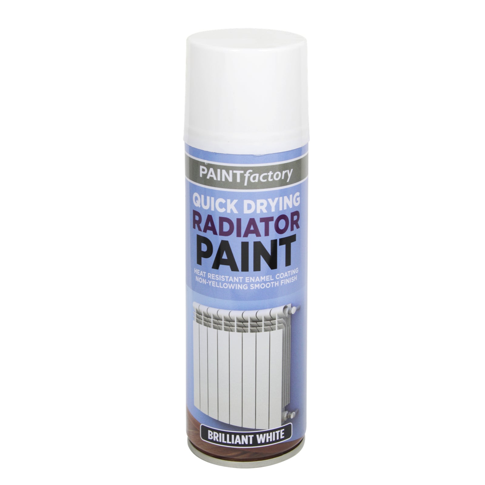 PAINT FACTORY QUICK DRYING RADIATOR PAINT 400ML- WHITE. WDL3166 \\\KD34841