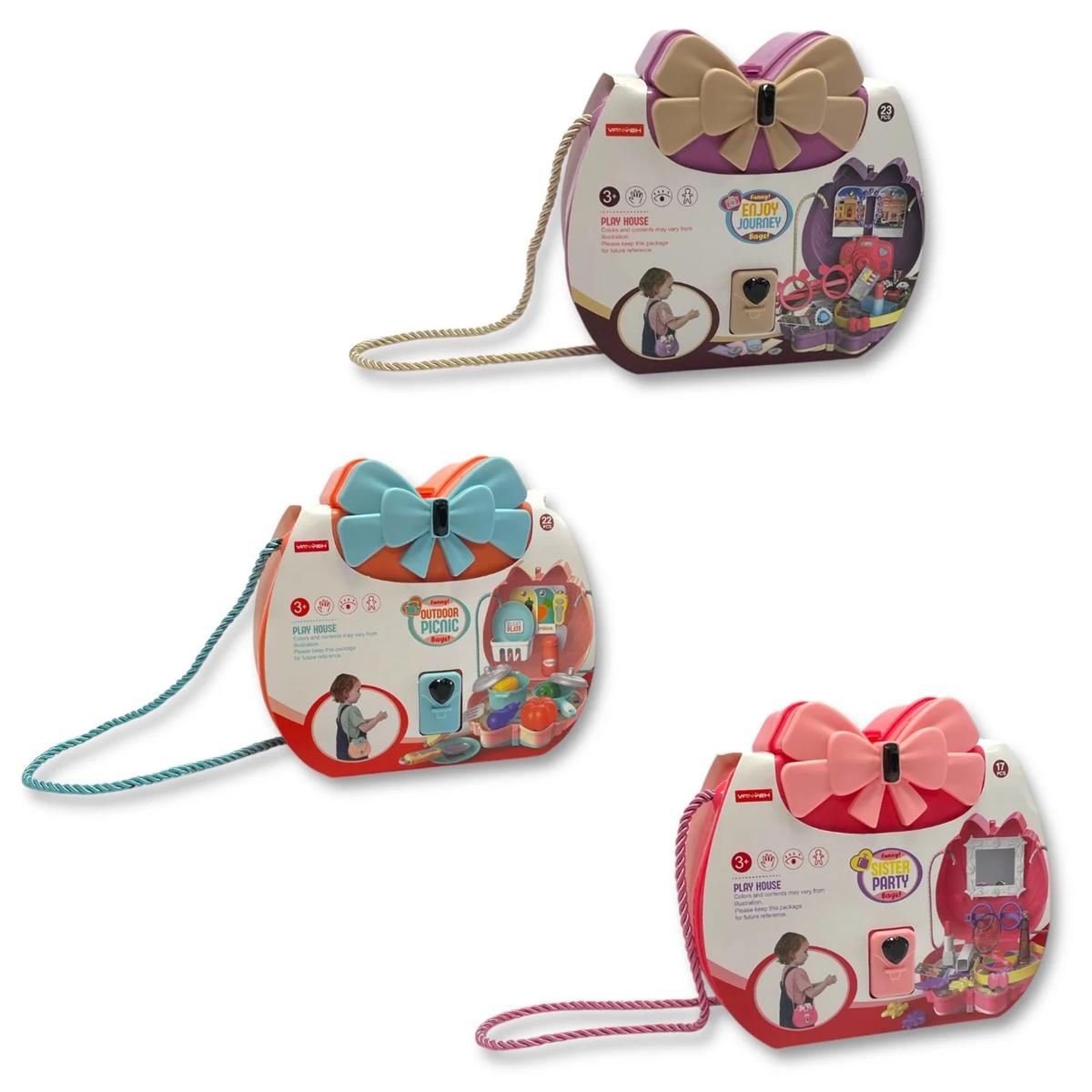 PLAYMATE ASSORTED SHOULDER BAG PLAY SETS WITH ACCESSORIES. HU1629 \\\KD34853