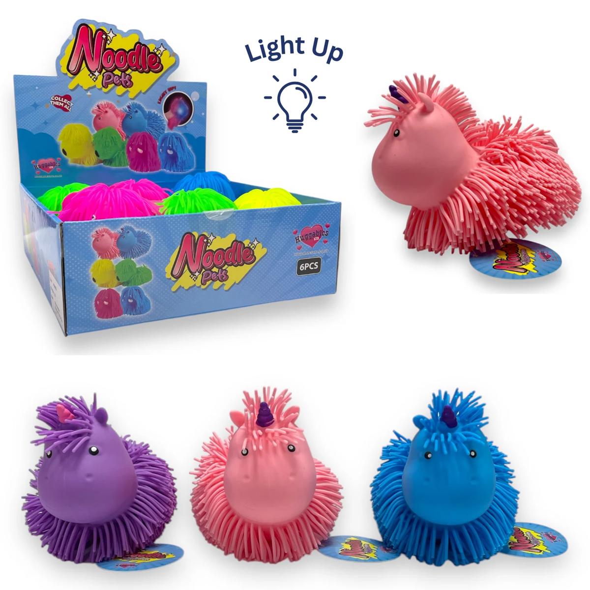 ASSORTED SQUEEZY NOODLES UNICORN 16CM. HU8052 \\\KD34854