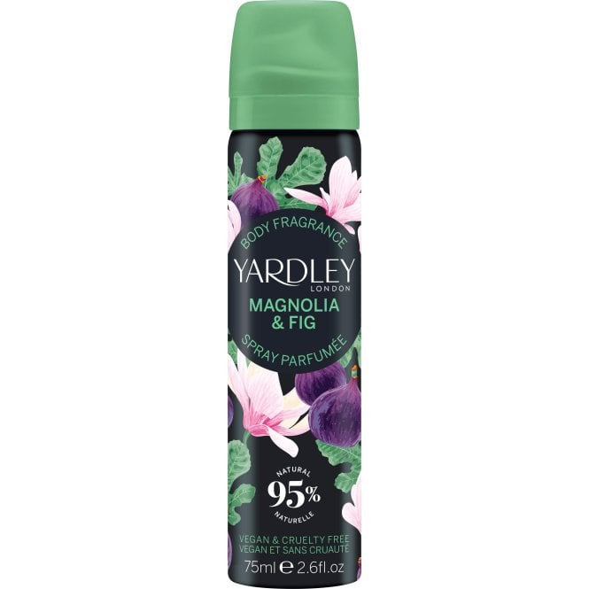 YARDLEY MAGNOLIA & FIG BODY SPRAY 75ML - 6/PK. Y84100004-6 \\\KD34882