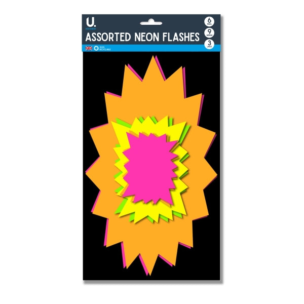 U. DISPLAY ASSORTED NEON FLASHES. P2033 \\\KD34958