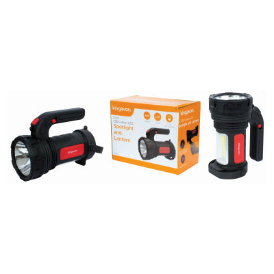 KINGAVON 2 IN 1 250ML LED SPOTLIGHT AND LANTERN. BB-RT160 \\\KD34997