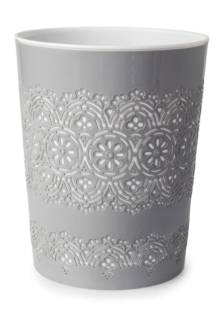 BLUE CANYON 9 LITRE FLORA WASTE CONTAINER BASKET STORAGE BIN  - GREY. BA3310GY \\\KD35011
