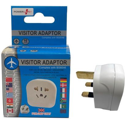 POWER PLUS UK VISITOR TRAVEL ADAPTER. 1353 \\\KD35044