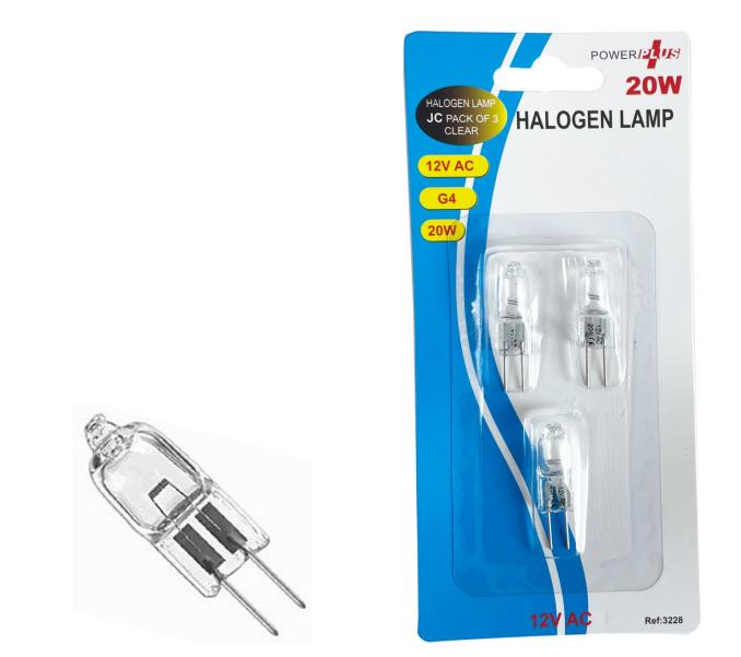 POWER PLUS G4 20W HALOGEN LAMP 3/PK. 3228 \\\KD35048