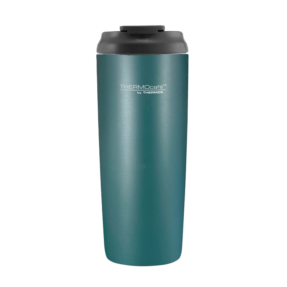 THERMOCAFE TEAL STAINLESS STEEL INSULATED TRAVEL TEA TUMBLER 435ML. 256440 \\\KD35053