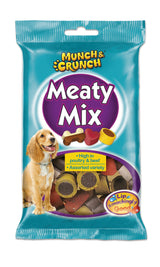 MUNCH & CRUNCH MEATY MIX 140GM. MC0081 \\\KD35102