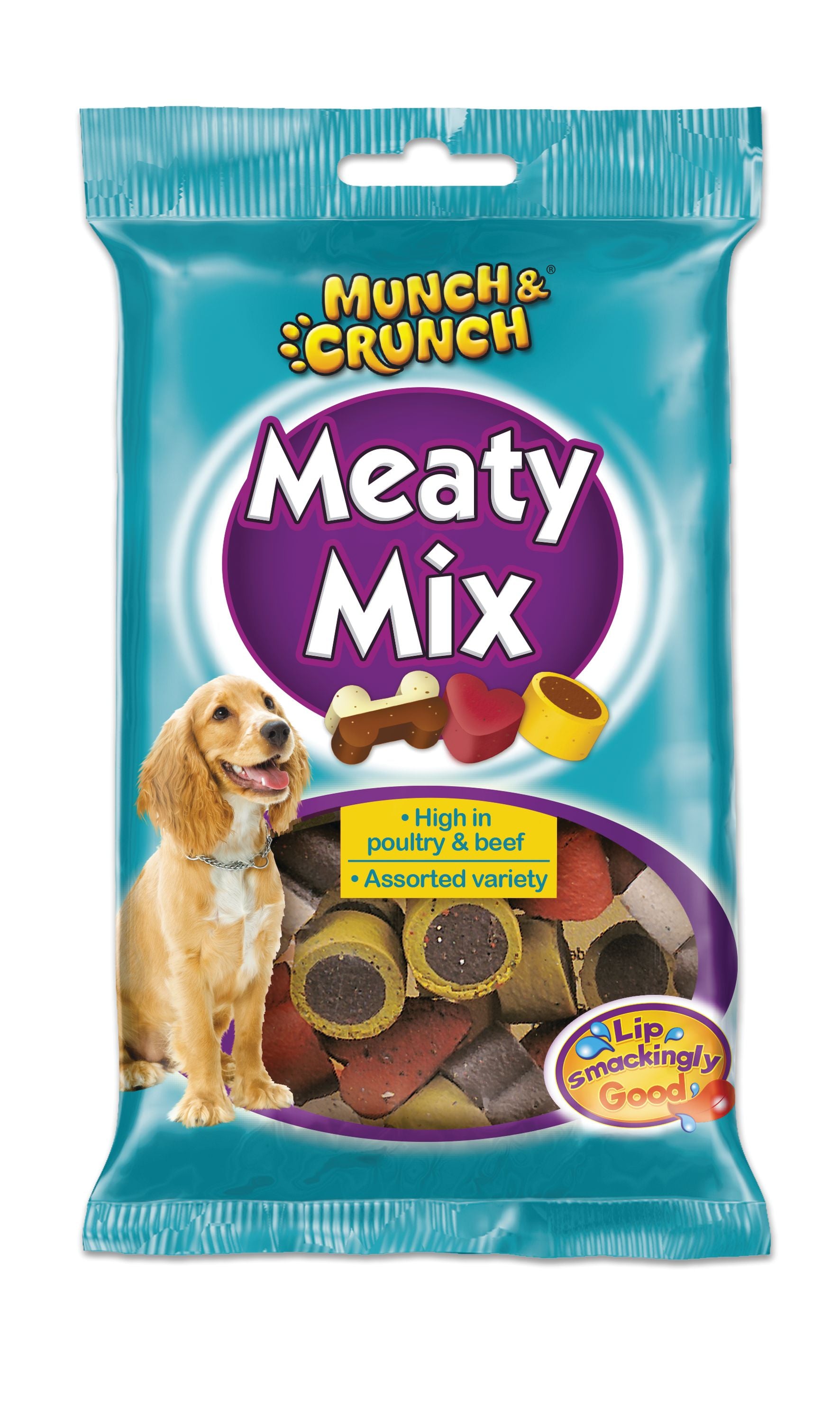 MUNCH & CRUNCH MEATY MIX 140GM. MC0081 \\\KD35102