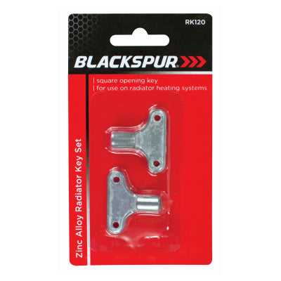BLACKSPUR ZINC ALLOY RADIATOR KEY SET 2/PK. RK120 \\\KD35261