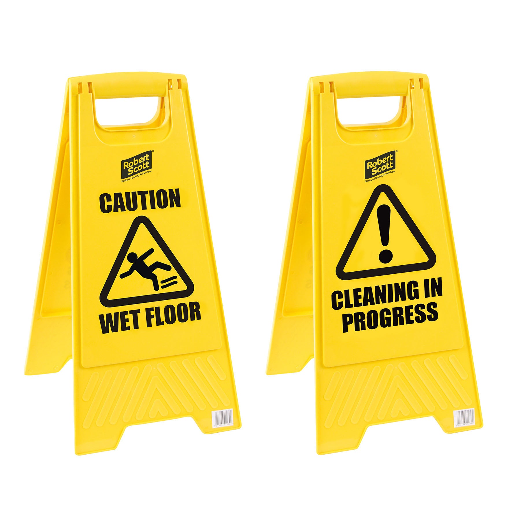 ROBERT SCOT WET FLOOR WARNING SIGN CLEANING IN PROGRESS SIGN. 101423 \\\KD35274