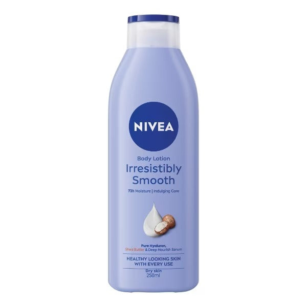 NIVEA IRRESISTIBLY SMOOTH BODY LOTION FOR DRY SKIN 250ML. 89584 \\\KD35275