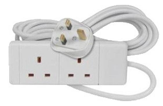 POWER PLUS 2 WAY 13AMP EXTENSION LEAD 2MTR. PP1002 \\\KD35287